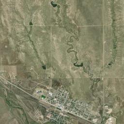 Hugo High Resolution Satellite Map