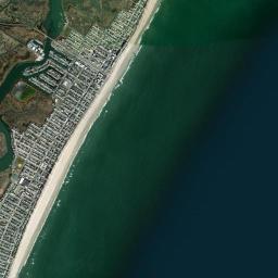 Sea Isle City High Resolution Satellite Map