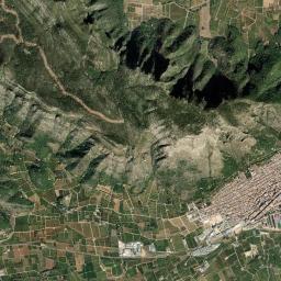 Tavernes de la Valldigna High Resolution Satellite Map