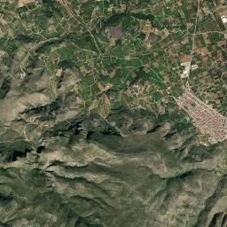 Simat de la Valldigna High Resolution Satellite Map