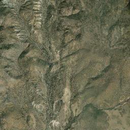 Aerial view of Pine Nut Mountains
