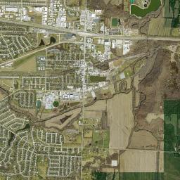 Grain Valley High Resolution Satellite Map
