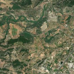 Llanera de Ranes High Resolution Satellite Map