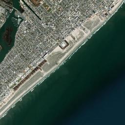 Wildwood Crest High Resolution Satellite Map