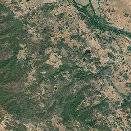 Aerial view of Unnamed Location (Actinolite prisms)