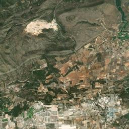 Bellús High Resolution Satellite Map