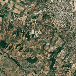 Istiaía High Resolution Satellite Map