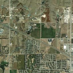 Ellis County High Resolution Satellite Map