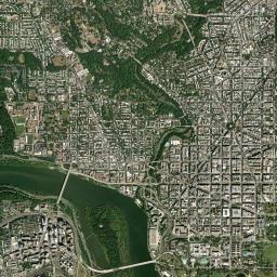 Adams Morgan High Resolution Satellite Map