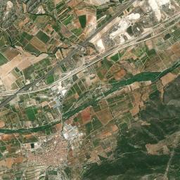 Vallada High Resolution Satellite Map