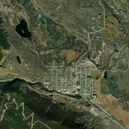 Crested Butte High Resolution Satellite Map