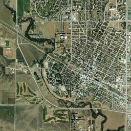 Hays High Resolution Satellite Map