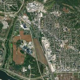 East Alton High Resolution Satellite Map