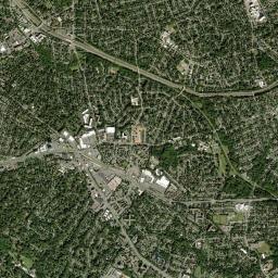 Seven Corners High Resolution Satellite Map