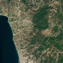 Aidipsós High Resolution Satellite Map