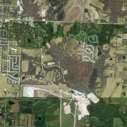 Greenwood High Resolution Satellite Map
