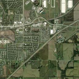 New Century KS High Resolution Satellite Map