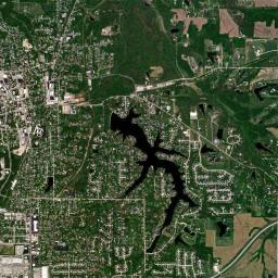 Edwardsville High Resolution Satellite Map