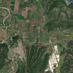 Mantoúdi High Resolution Satellite Map