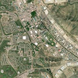 Fort Carson High Resolution Satellite Map