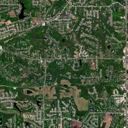 Glen Carbon High Resolution Satellite Map