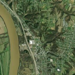 Wheelersburg High Resolution Satellite Map