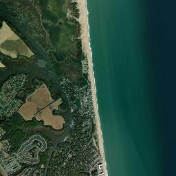 Rehoboth Beach High Resolution Satellite Map