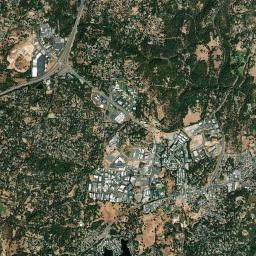 Diamond Springs High Resolution Satellite Map