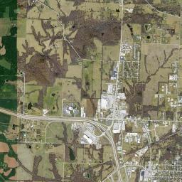 West Wall Street & Missouri 7, Harrisonville Satellite Map