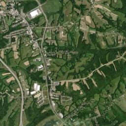 Dry Ridge High Resolution Satellite Map