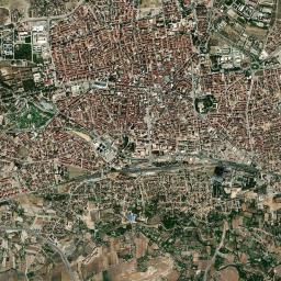 Merkez High Resolution Satellite Map