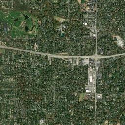 Frontenac High Resolution Satellite Map