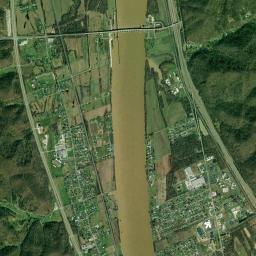 Franklin Furnace High Resolution Satellite Map