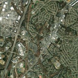 Potomac Mills High Resolution Satellite Map