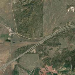 Aerial view of Cove Fort