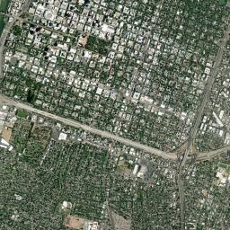 Sacramento, California map(satellite map)