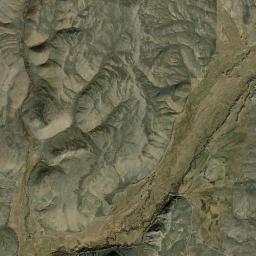 Aerial view of Quartz Creek (Brown Derby)