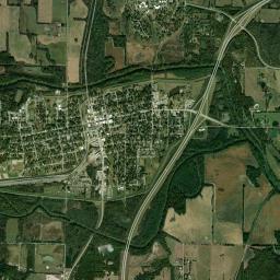 Osawatomie High Resolution Satellite Map