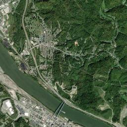 Coal Grove High Resolution Satellite Map