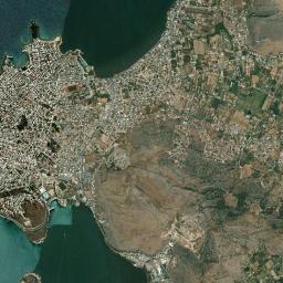 Chalkída High Resolution Satellite Map