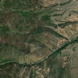 Aerial view of Bullion Canyon