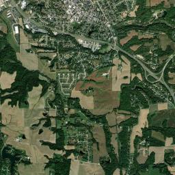 Columbia High Resolution Satellite Map