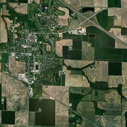 Okawville High Resolution Satellite Map