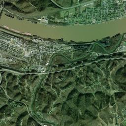 Ceredo High Resolution Satellite Map