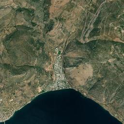 Antikyra High Resolution Satellite Map