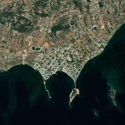 Erétria High Resolution Satellite Map