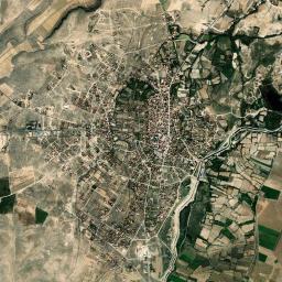 Gülağaç İlçesi High Resolution Satellite Map