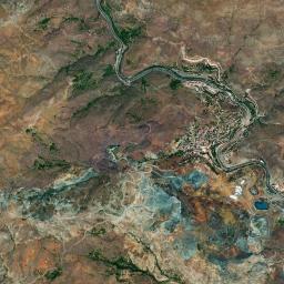 Maden İlçesi High Resolution Satellite Map