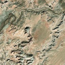 Aerial view of Hanksville