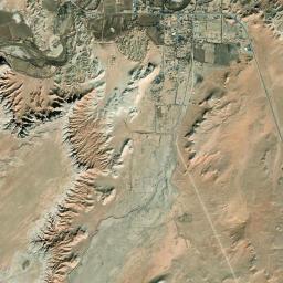 Aerial view of Hanksville